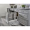 Rev-A-Shelf Aluminum, Silver, 14.29 in W, 19.5 in H, 22 in D, 22 in L, Silver 5149-18DM-217 - alternate 4